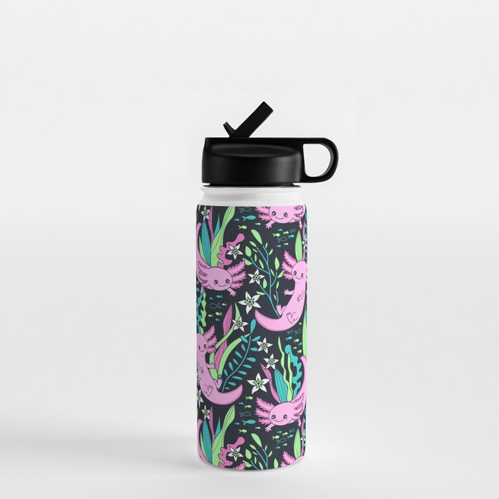 Swimming Axolotls Water Bottle Gallery Image 1