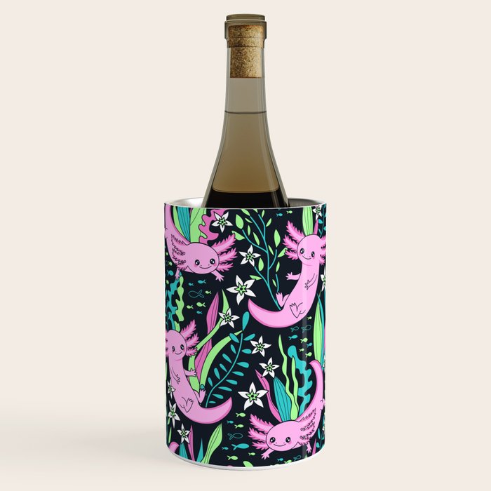 Swimming Axolotls Wine Chiller Gallery Image 1