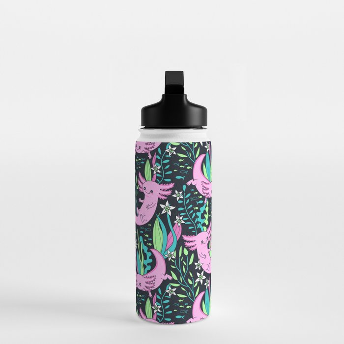 Swimming Axolotls Water Bottle Gallery Image 3