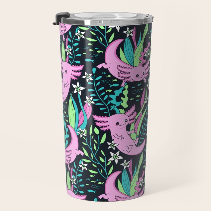 Swimming Axolotls Travel Mug Gallery Image 3