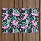 Swimming Axolotls Outdoor Rug Gallery Image 1