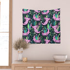 Swimming Axolotls Wall Tapestry Gallery Image 2