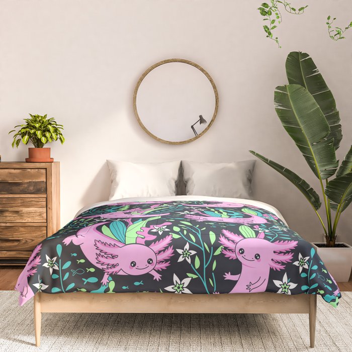Swimming Axolotls Comforter Gallery Image 3