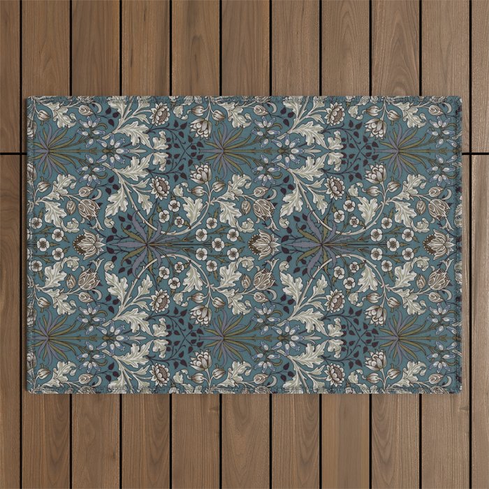 William Morris "Hyacinth" 3. Outdoor Rug Gallery Image 1