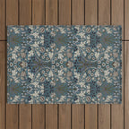 William Morris "Hyacinth" 3. Outdoor Rug Gallery Image 1