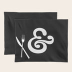 The Ampersand: B&W Edition Placemat Gallery Image 1