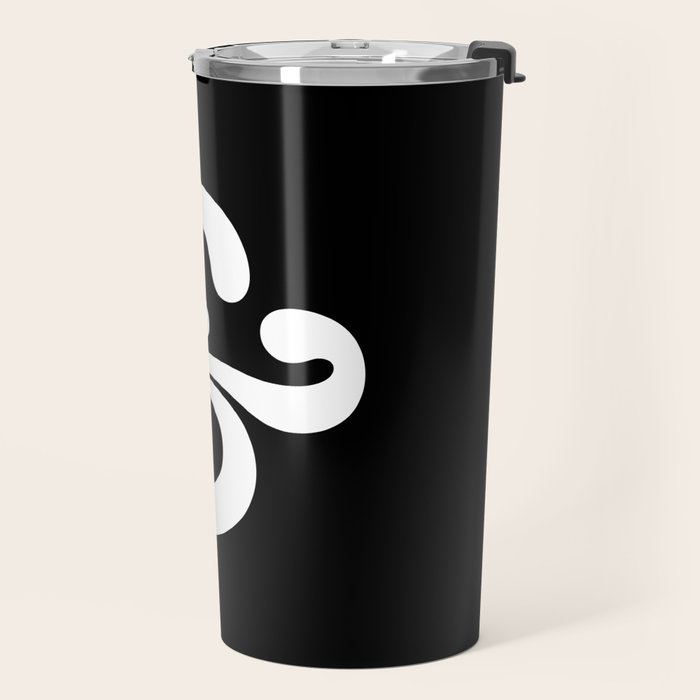 The Ampersand: B&W Edition Travel Mug Gallery Image 2