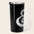 The Ampersand: B&W Edition Travel Mug Gallery Image 3