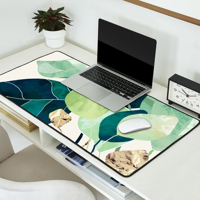 Indigo Plant II Desk Mat Gallery Image 2