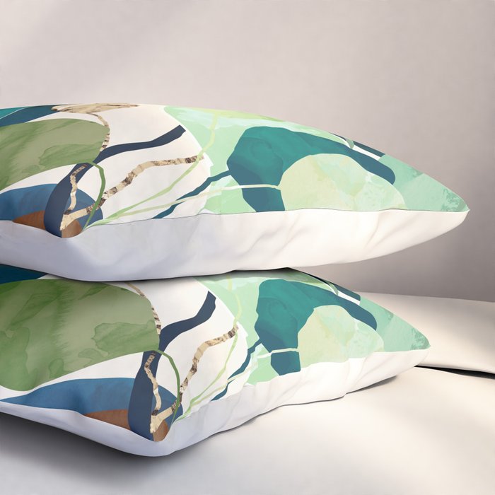 Indigo Plant II Pillow Sham Gallery Image 3