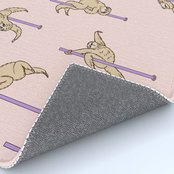 Sloths Pole Dancing Club Rug Gallery Image 4