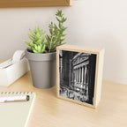 Wall Street, Stock Exchange, New York, New York black and white photograph Mini Art Print Gallery Image 2