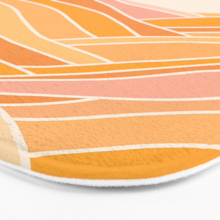 Adventure On The Horizon Abstract Landscape Bath Mat Gallery Image 3