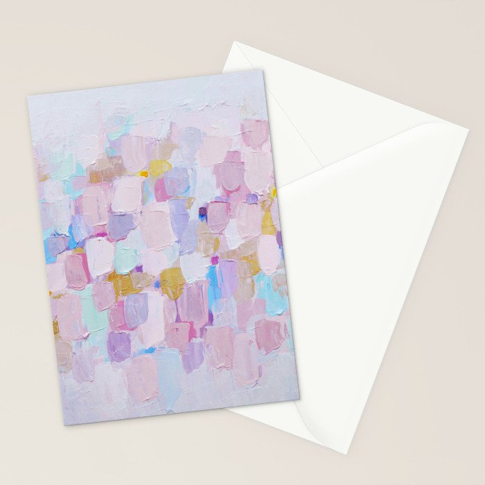 Mauve Confetti Stationery Card Gallery Image 2