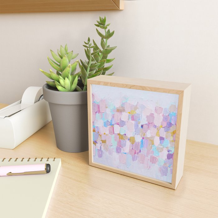 Mauve Confetti Mini Art Print Gallery Image 2