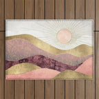 Blush Sun Outdoor Rug Gallery Image 1