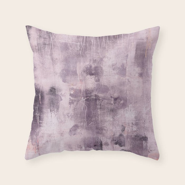 texmix purple Throw Pillow Gallery Image 1