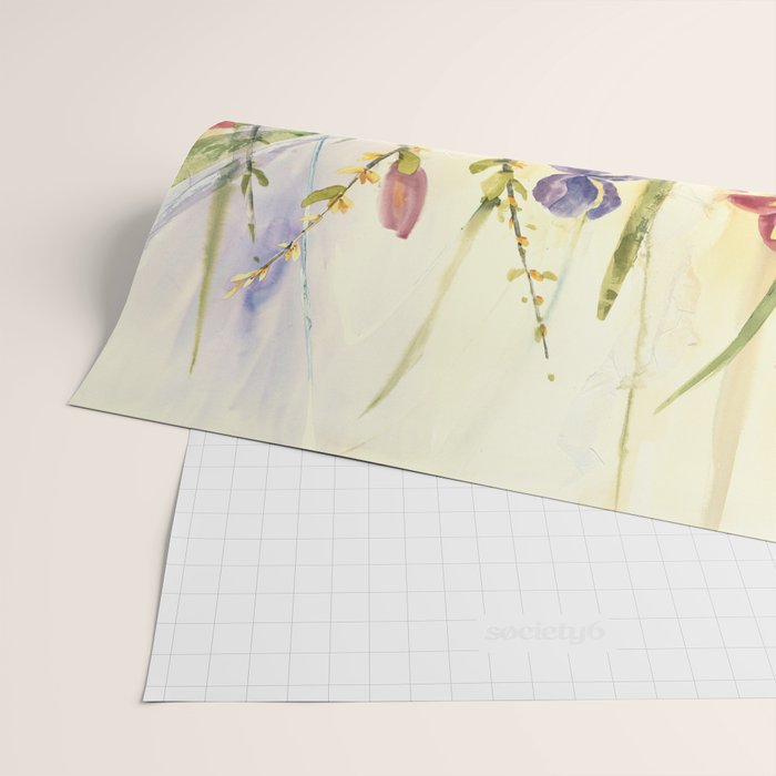Spring Medley Flowers Wrapping Paper Gallery Image 2