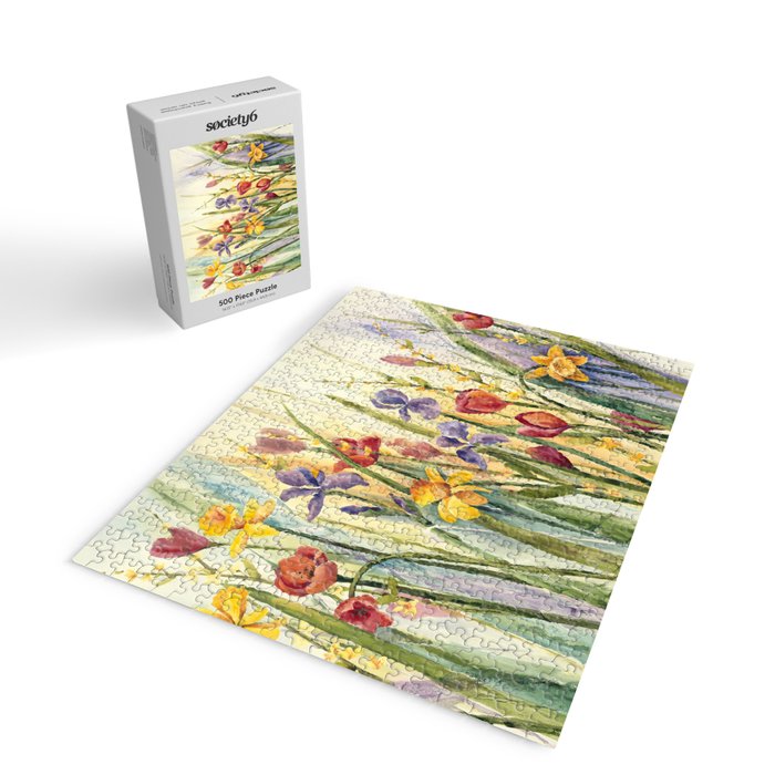 Spring Medley Flowers Jigsaw Puzzle Gallery Image 2