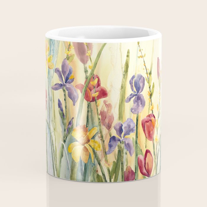 Spring Medley Flowers Coffee Mug Gallery Image 4