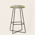 Spring Medley Flowers Stool Gallery Image 1