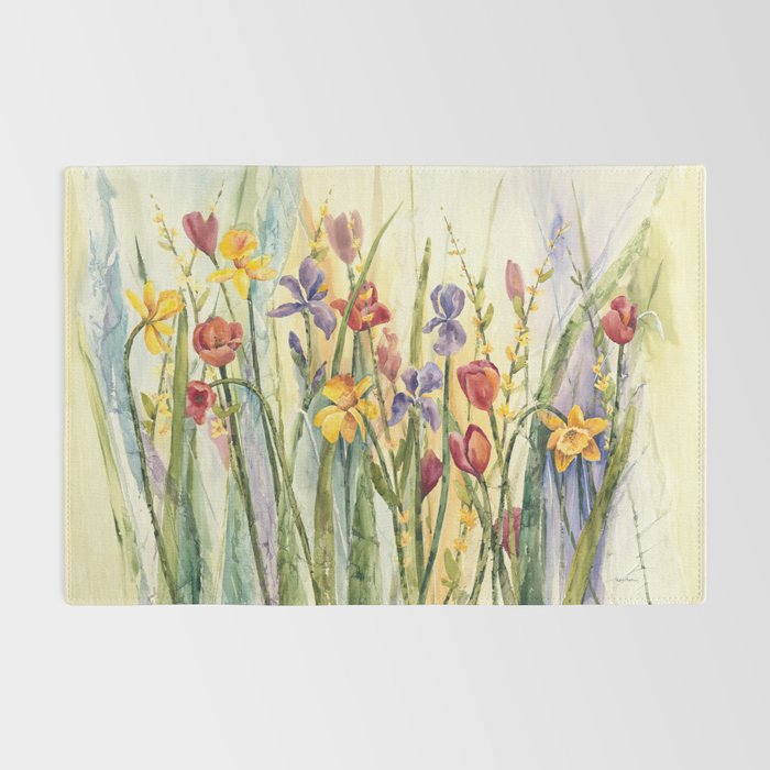 Spring Medley Flowers Rug Gallery Image 2