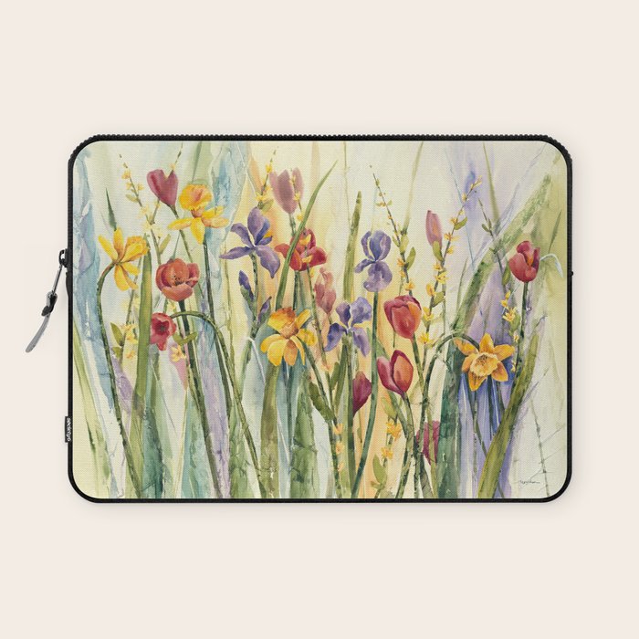 Spring Medley Flowers Laptop Sleeve Gallery Image 1