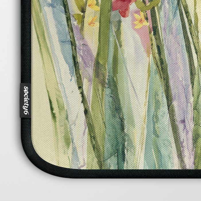 Spring Medley Flowers Laptop Sleeve Gallery Image 3