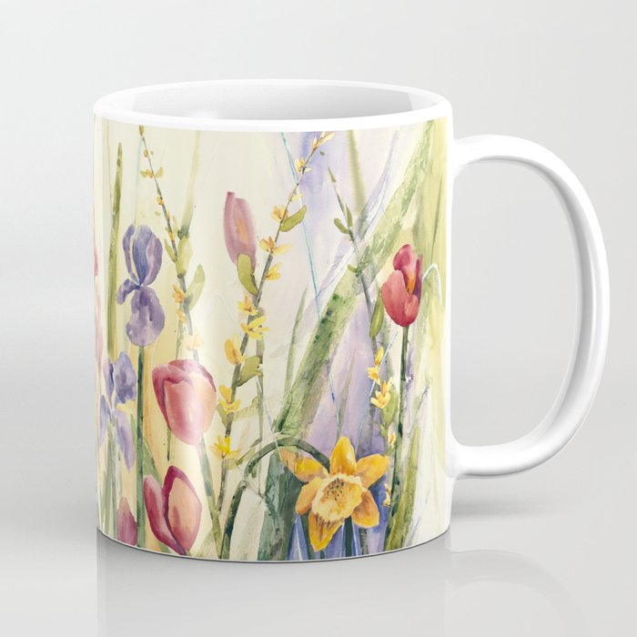 Spring Medley Flowers Coffee Mug Gallery Image 1