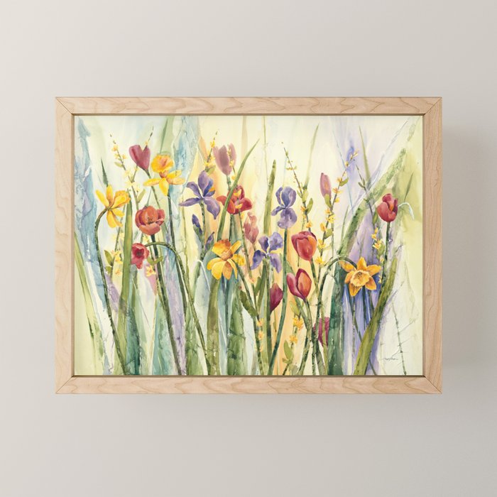 Spring Medley Flowers Mini Art Print Gallery Image 1