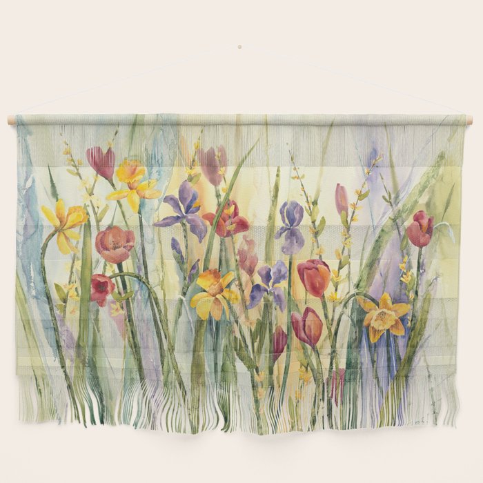 Spring Medley Flowers Wall Hanging Gallery Image 1