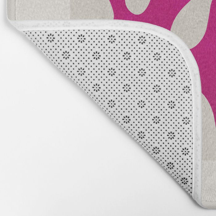 Wine: Matisse Color Series II | Mid-Century Edition Bath Mat Gallery Image 2