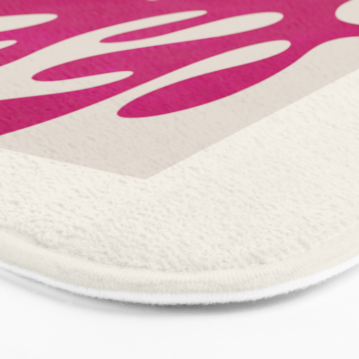 Wine: Matisse Color Series II | Mid-Century Edition Bath Mat Gallery Image 3