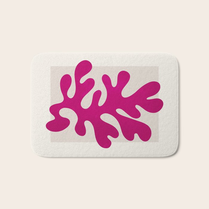 Wine: Matisse Color Series II | Mid-Century Edition Bath Mat Gallery Image 1