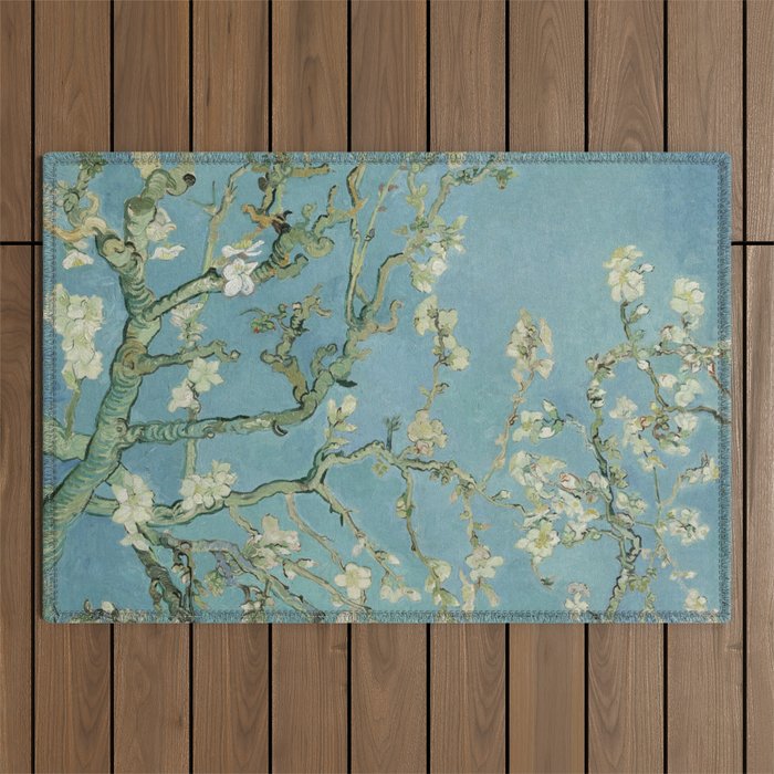 Almond Blossoms Outdoor Rug Gallery Image 1