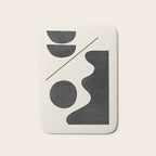 Modern Abstract Minimal Shapes 188 Bath Mat Gallery Image 1