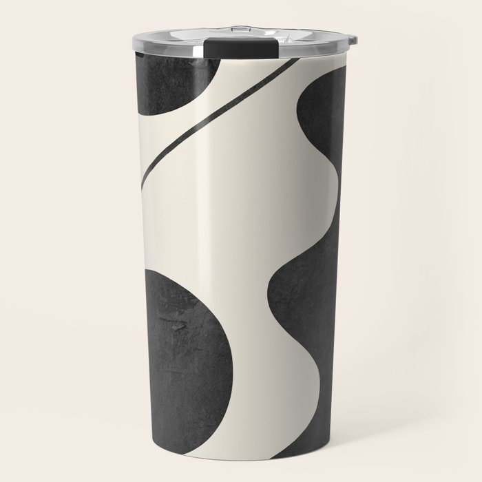 Modern Abstract Minimal Shapes 188 Travel Mug Gallery Image 1