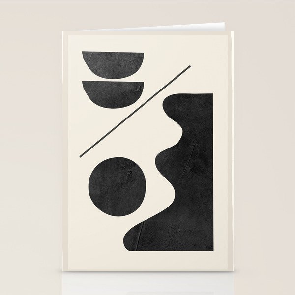 Modern Abstract Minimal Shapes 188 Stationery Card Gallery Image 2