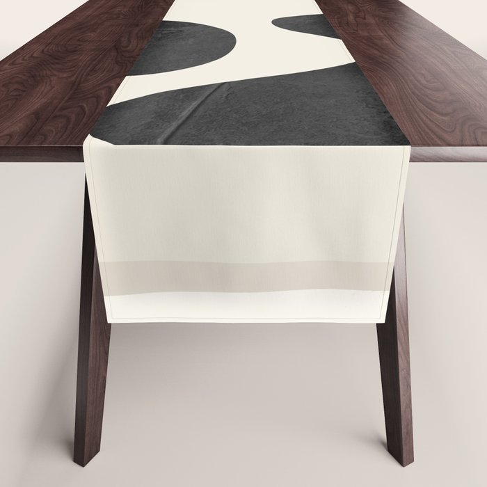 Modern Abstract Minimal Shapes 188 Table Runner Gallery Image 1