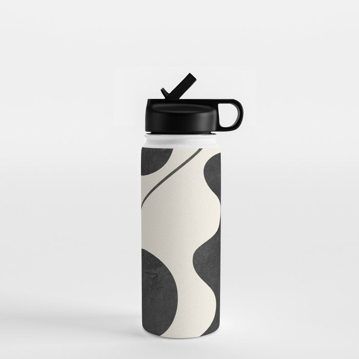 Modern Abstract Minimal Shapes 188 Water Bottle Gallery Image 1