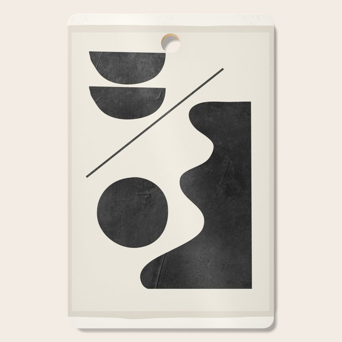 Modern Abstract Minimal Shapes 188 Cutting Board Gallery Image 1
