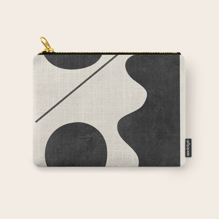 Modern Abstract Minimal Shapes 188 Carry All Pouch Gallery Image 1