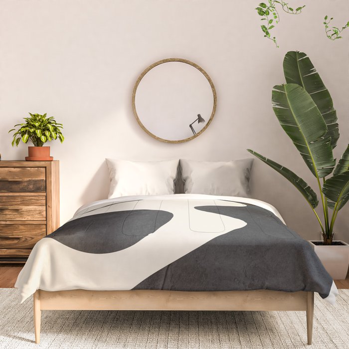 Modern Abstract Minimal Shapes 188 Comforter Gallery Image 3