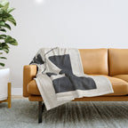 Modern Abstract Minimal Shapes 188 Throw Blanket Gallery Image 1