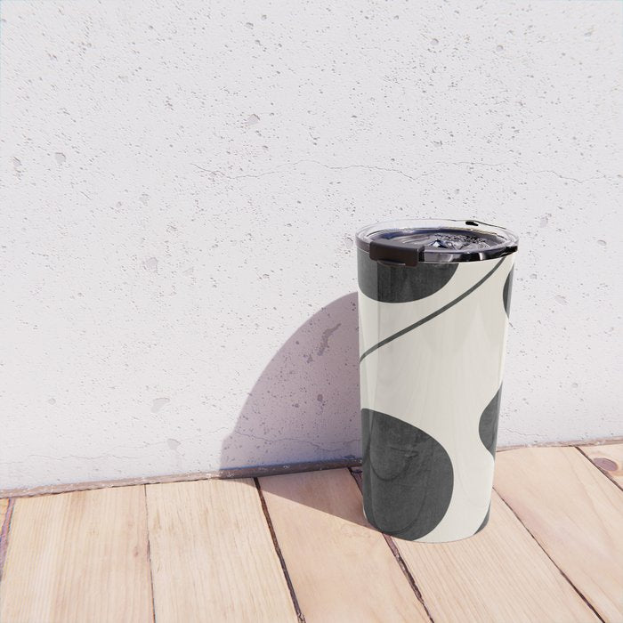 Modern Abstract Minimal Shapes 188 Travel Mug Gallery Image 4