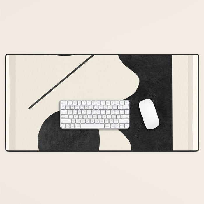 Modern Abstract Minimal Shapes 188 Desk Mat Gallery Image 1