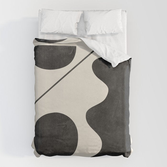 Modern Abstract Minimal Shapes 188 Duvet Cover Gallery Image 6
