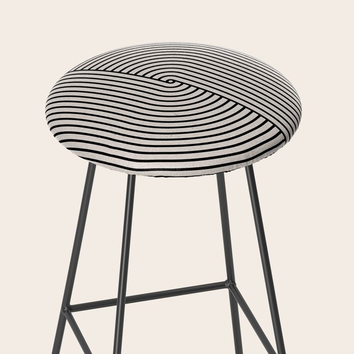 Beige Neutral Retro Balance  Stool Gallery Image 2