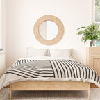 Beige Neutral Retro Balance  Duvet Cover Gallery Image 3