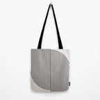 Beige Neutral Retro Balance  Tote Bag Gallery Image 2